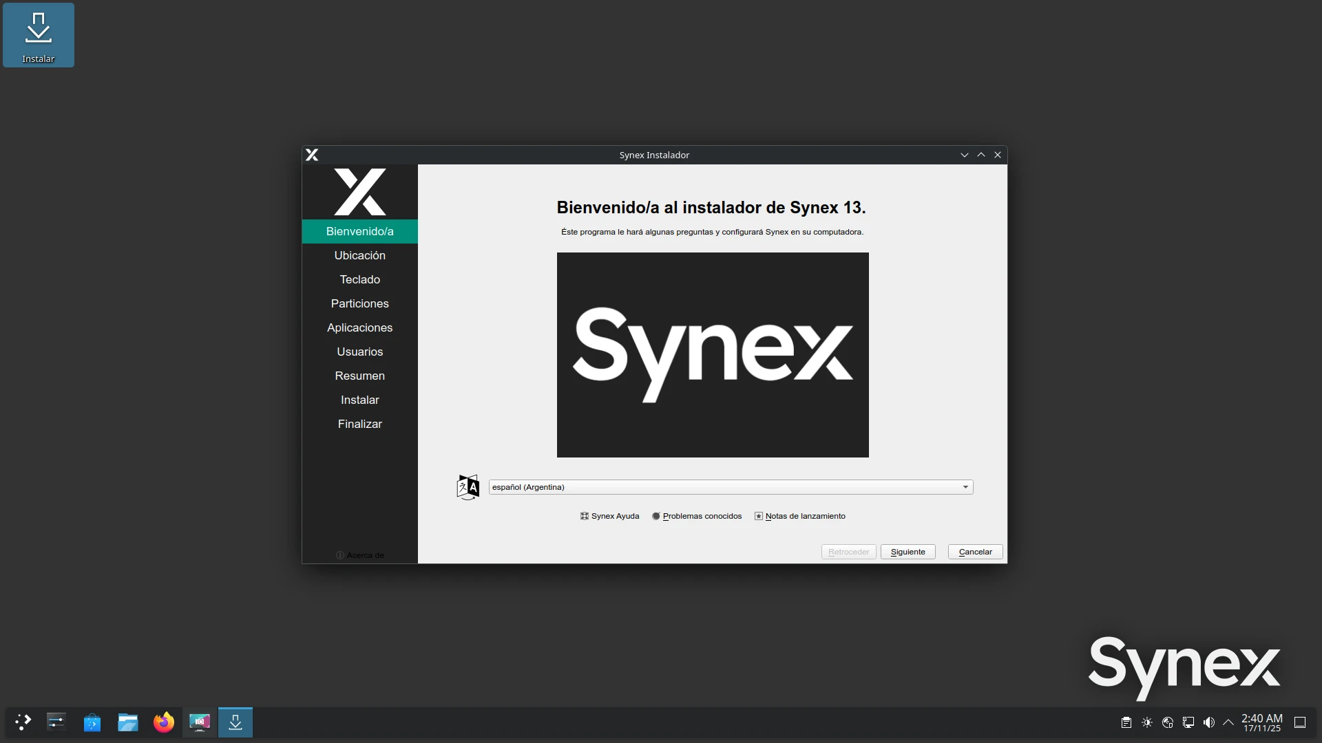 Synex 13 u2: Nuevas herramientas de instalación y configuración avanzada
