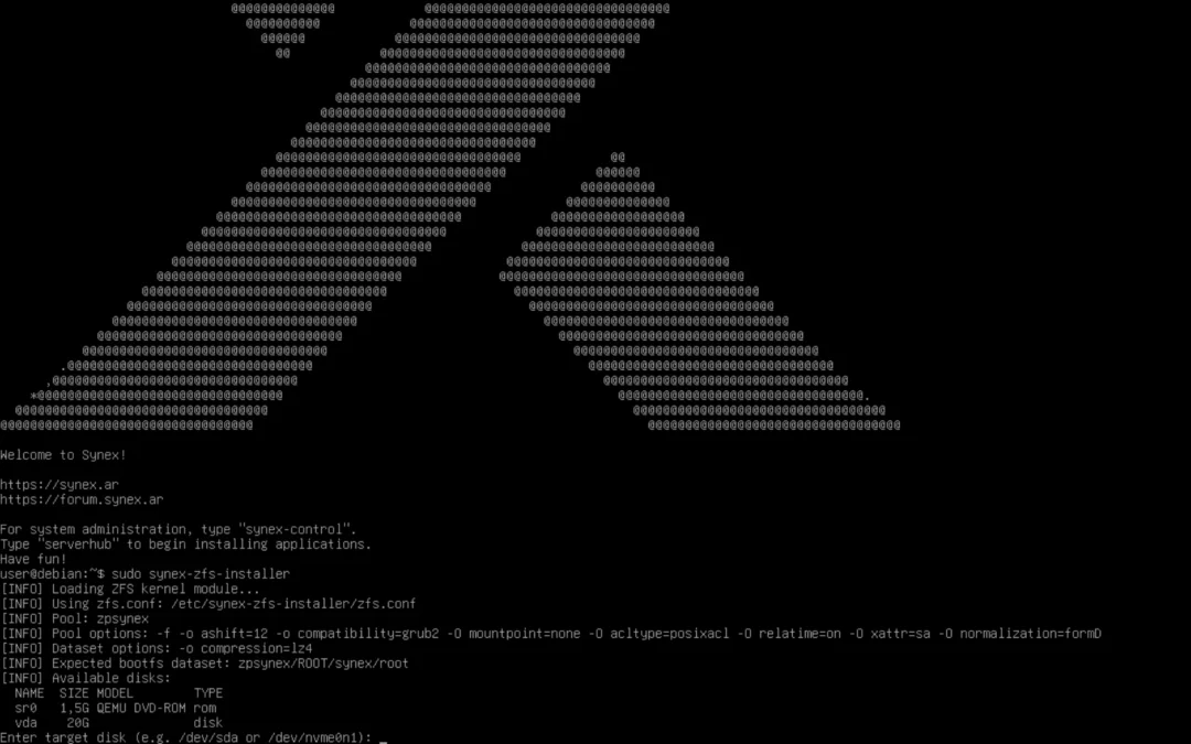 Synex Server 13 R1: native ZFS installer and enterprise storage architecture