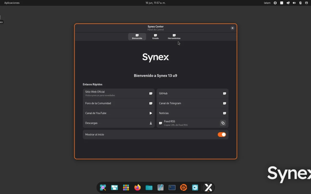Synex 13 COSMIC: una nueva edición de escritorio basada en COSMIC Epoch