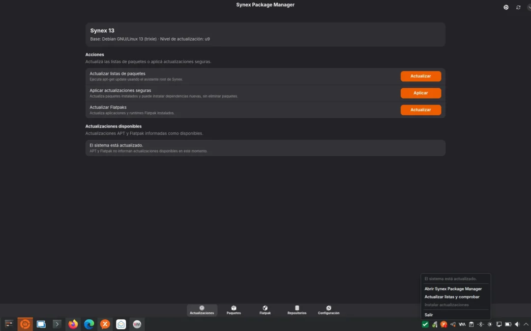 Synex 13 u9: Synex Package Manager como gestor unificado de software