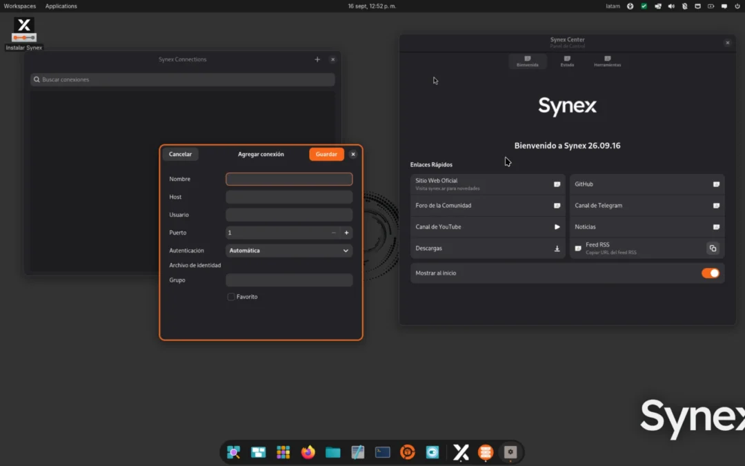 Synex Semi-rolling 26.09.16: Synex Connections, COSMIC 1.8.0 y una base más consistente entre ediciones